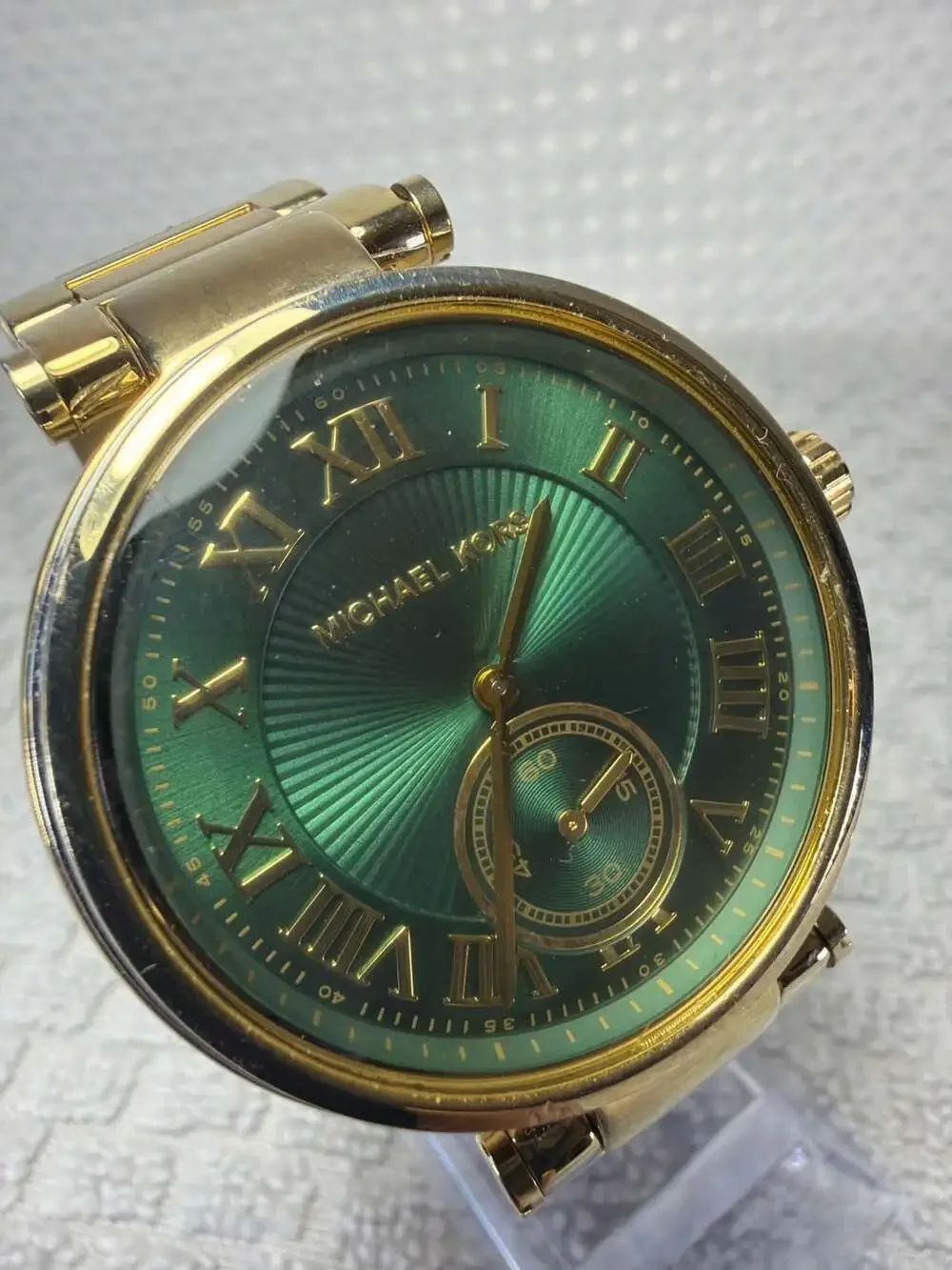 Michael Kors Skylar MK6065 Gold-Tone Emerald Green Dial Women's Watch